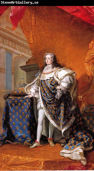 Charles-Amedee-Philippe van Loo Portrait of Louis XV of France